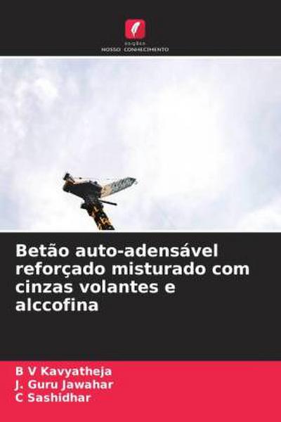 Betão auto-adensável reforçado misturado com cinzas volantes e alccofina