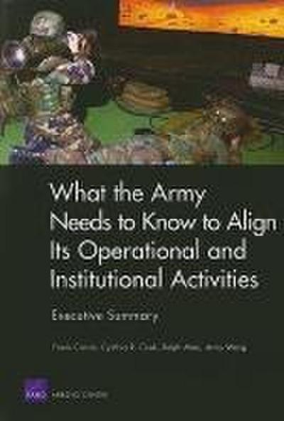 What the Army Needs to Know to Align Its Operational and Institutional Activities, Executive Summary (2006)