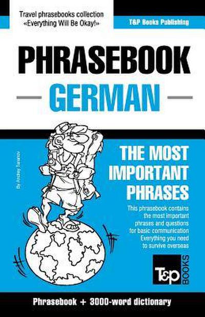 English-German Phrasebook and 3000-word topical vocabulary