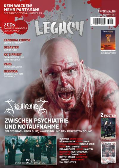 LEGACY MAGAZIN: THE VOICE FROM THE DARKSIDE. Ausgabe #146