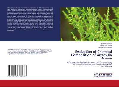 Evaluation of Chemical Composition of Artemisia Annua