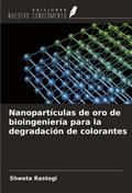 Nanopartículas de oro de bioingeniería para la degradación de colorantes