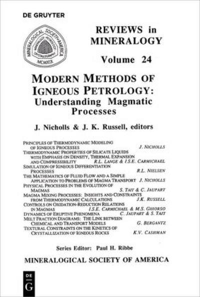 Modern Methods of Igneous Petrology