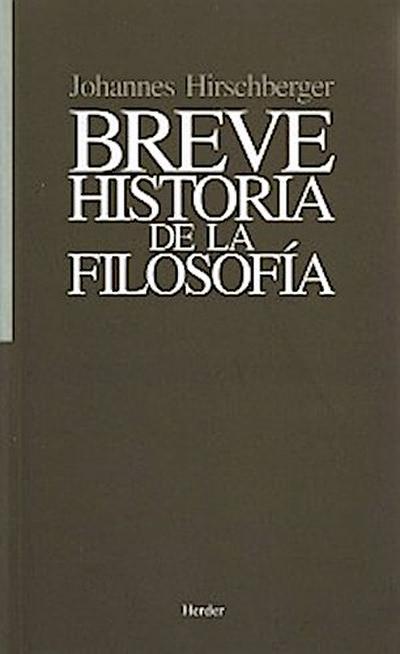 Breve historia de la filosofía