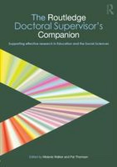 The Routledge Doctoral Supervisor’s Companion