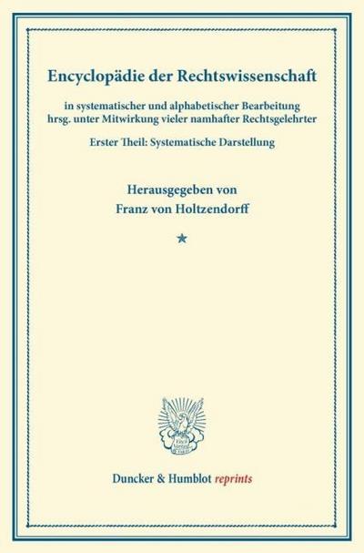 Encyclopädie der Rechtswissenschaft