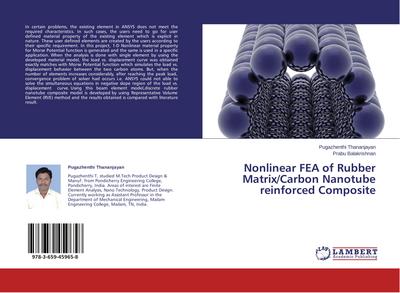 Nonlinear FEA of Rubber Matrix/Carbon Nanotube reinforced Composite