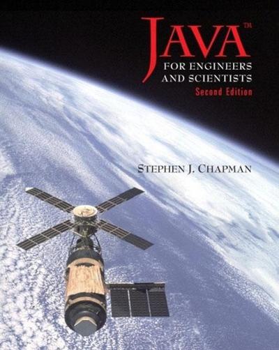 Java for Engineers and Scientists [Taschenbuch] by Chapman, Stephen J.