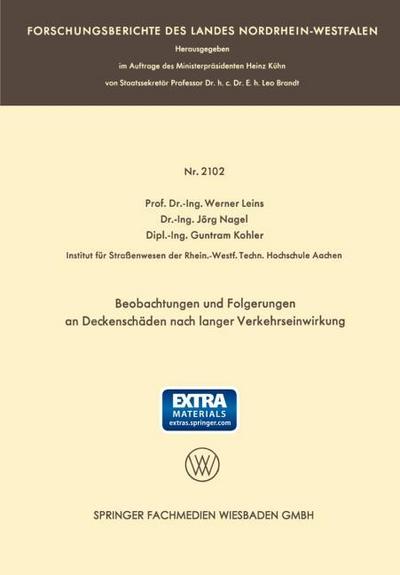 Beobachtungen und Folgerungen an Deckenschäden nach langer Verkehrseinwirkung