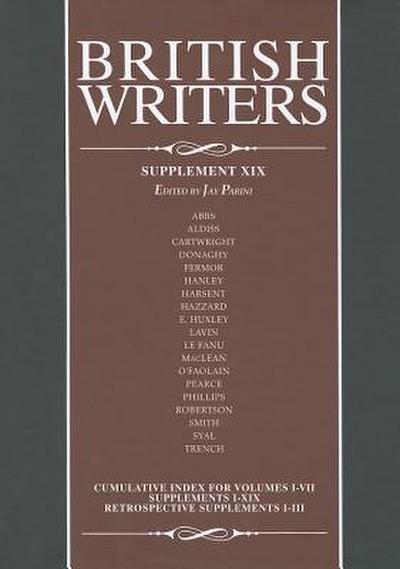 British Writers, Supplement XIX