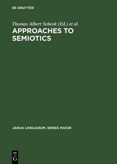 Approaches to semiotics