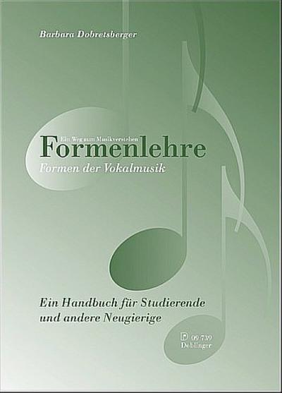 Formenlehre. Formen der Vokalmusik
