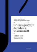 Grundlagentexte der Musikwissenschaft
