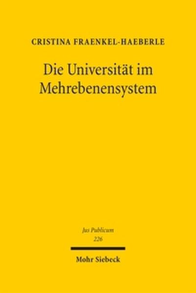 Die Universität im Mehrebenensystem