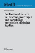 Publikationsklauseln in Forschungsverträgen und Fo