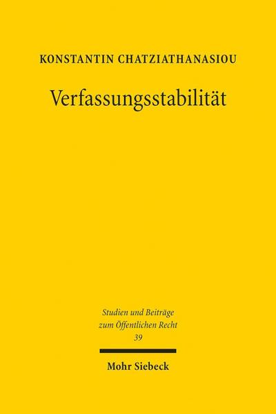 Verfassungsstabilität