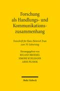 Forschung als Handlungs- und Kommunikationszusammenhang