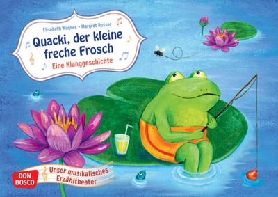 Quacki, der kleine freche Frosch. Kamishibai Bildkartenset
