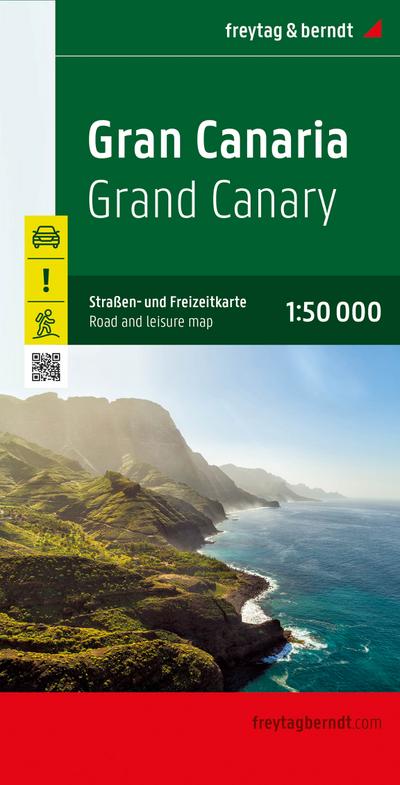 Gran Canaria, Straßen- und Freizeitkarte 1:50.000, freytag & berndt