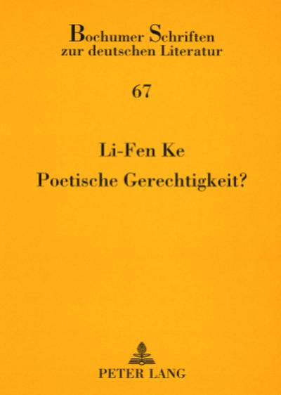 Poetische Gerechtigkeit?
