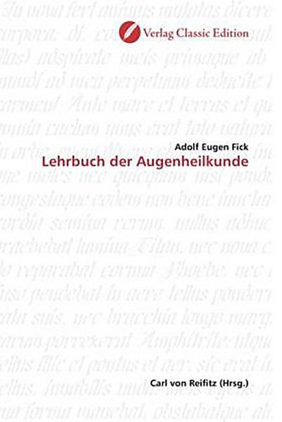 Lehrbuch der Augenheilkunde