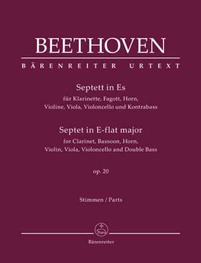 Septett für Klarinette, Fagott, Horn, Violine, Viola, Violoncello und Kontrabass in Es op. 20