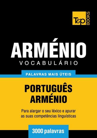 Vocabulário Português-Arménio - 3000 palavras