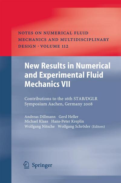 New Results in Numerical and Experimental Fluid Mechanics VII