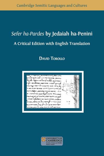 Sefer ha-Pardes by Jedaiah ha-Penini