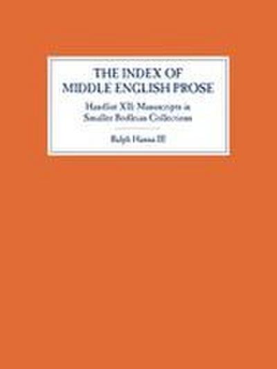 Manuscripts in Smaller Bodleian Collections