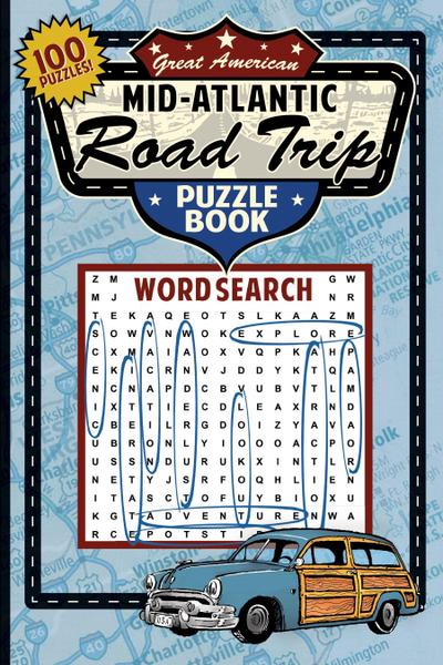 Great American Mid-Atlantic Road Trip Puzzle Book