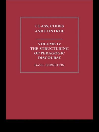 The Structuring of Pedagogic Discourse