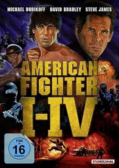 American Fighter 1-4, 4 DVDs