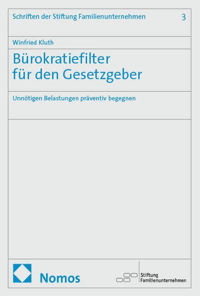 Bürokratiefilter für den Gesetzgeber