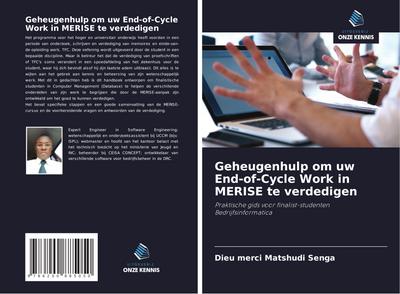 Geheugenhulp om uw End-of-Cycle Work in MERISE te verdedigen