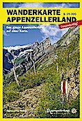 Wanderkarte Appenzellerland 1:25000