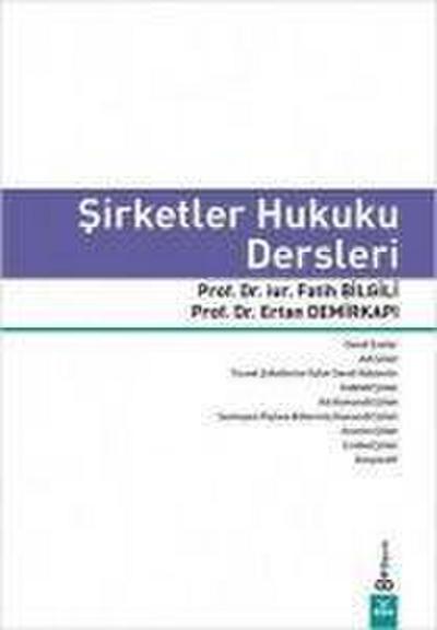 Sirketler Hukuku Dersleri