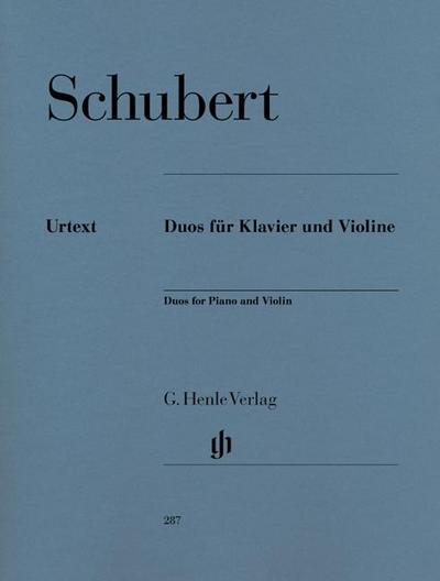 Franz Schubert - Duos für Klavier und Violine