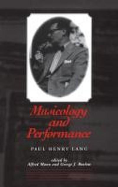 Musicology and Performance