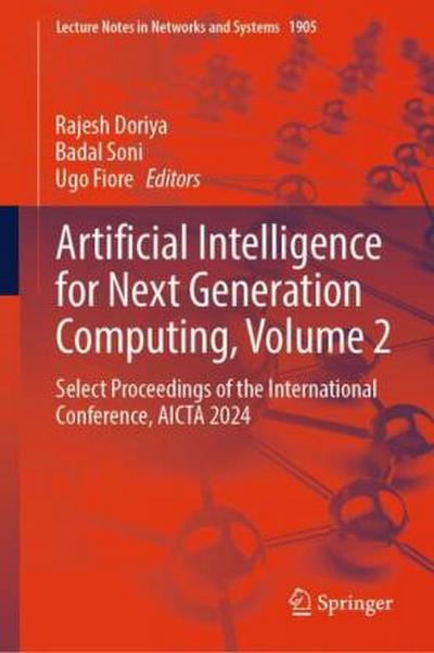 Artificial Intelligence for Next Generation Computing, Volume 2