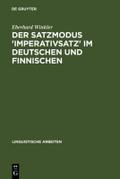 Der Satzmodus ’Imperativsatz’ im Deuts