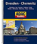 ADAC StadtAtlas Dresden/Chemnitz mit Altenberg, Aue, Bautzen, Freiberg, Freital: Meißen, Mittweida, Olbernhau, Riesa, Stollberg 1:20 000 (ADAC StadtAtlanten 1:20.000)