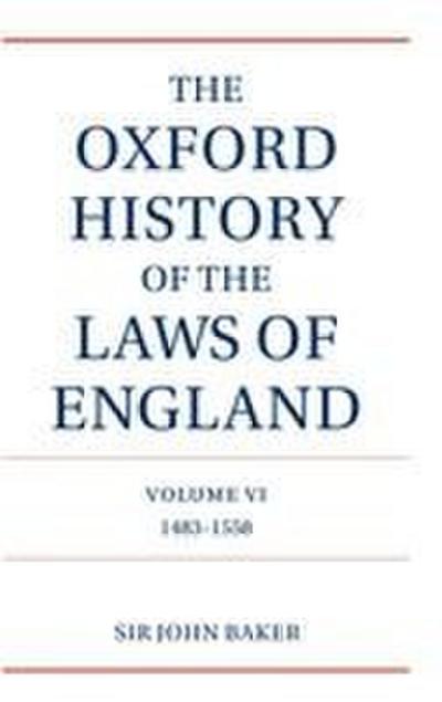 The Oxford History of the Laws of England