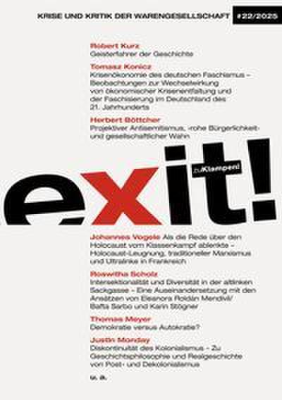 Exit! Krise und Kritik der Warengesellschaft