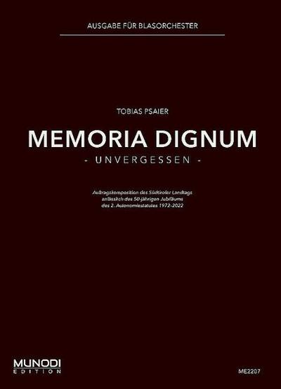 Memoria Dignumfür Blasorchester