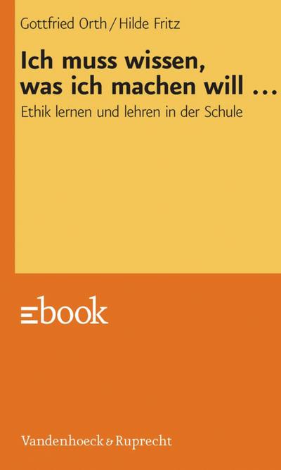 Ich muss wissen, was ich machen will ...
