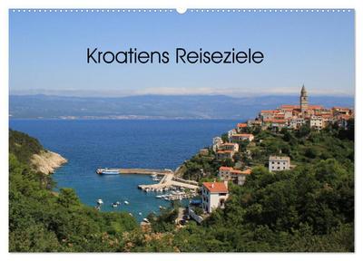Kroatiens Reiseziele (Wandkalender 2025 DIN A2 quer), CALVENDO Monatskalender
