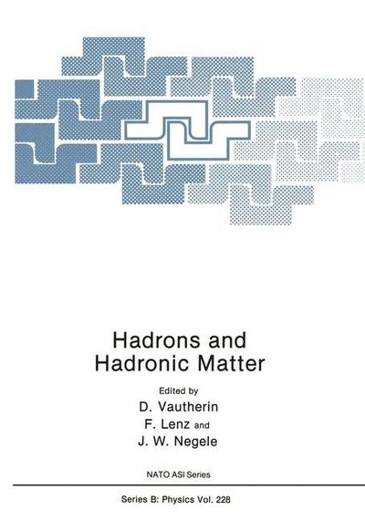 Hadrons and Hadronic Matter
