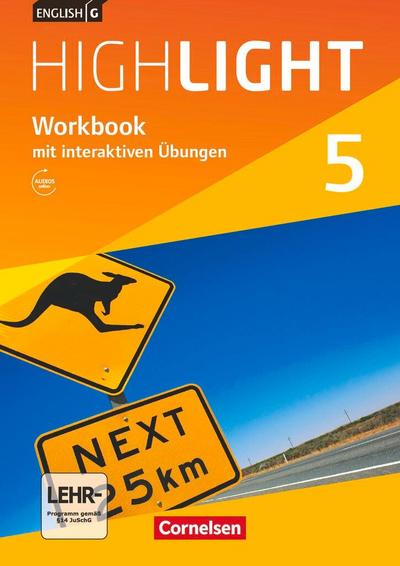 English G Highlight Band 5: 9. Schuljahr - Hauptschule - Workbook mit Audios online und interaktiven Übungen auf scook.de
