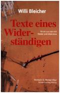 Willi Bleicher - Texte eines Widerständigen